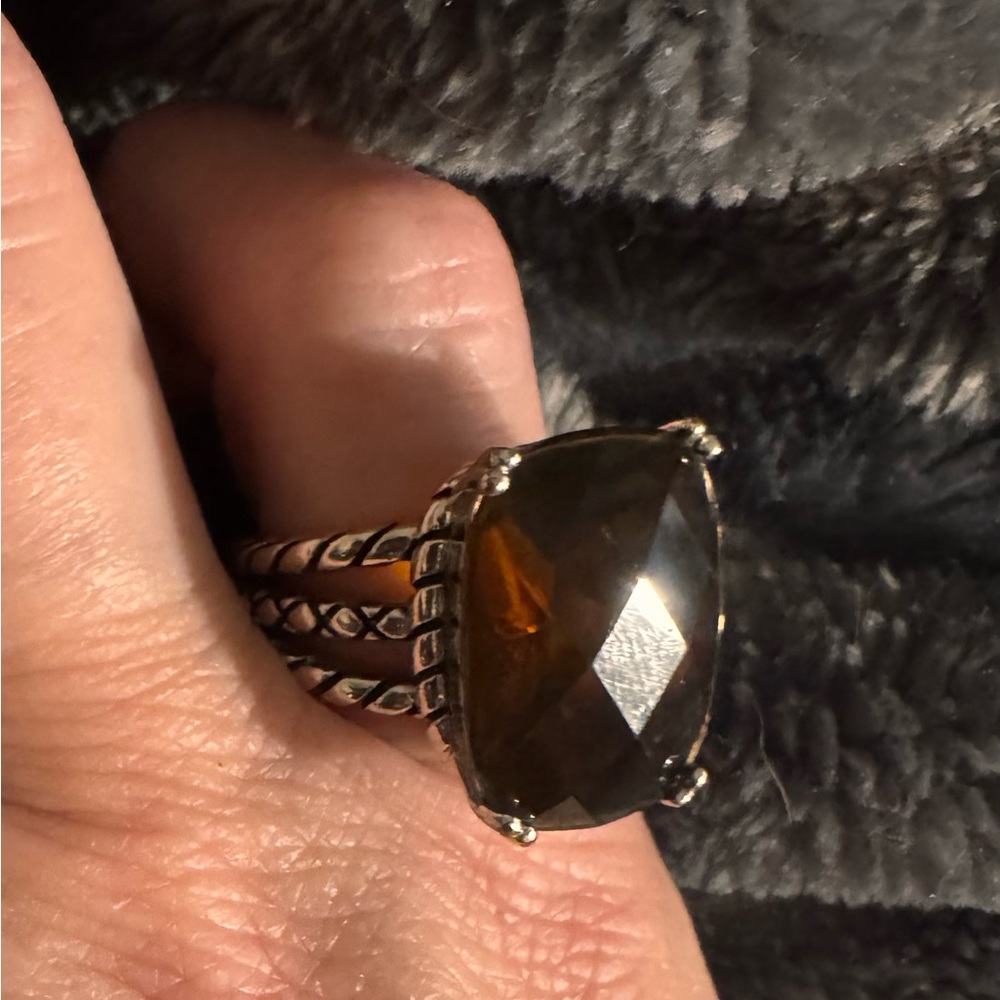 Premier Designs Brown Gemstone Ring